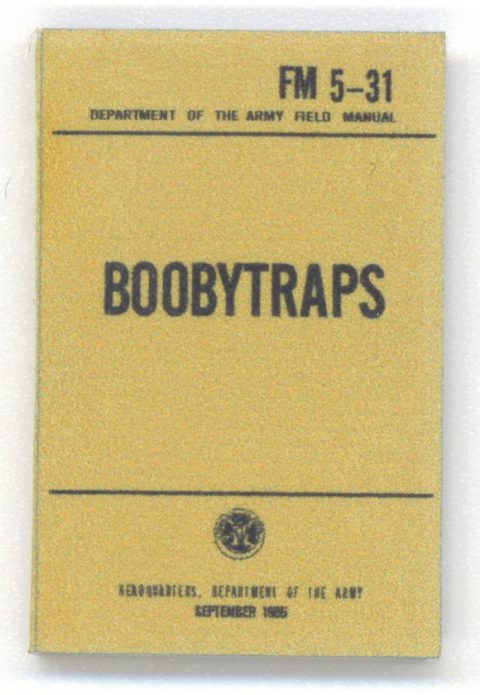 1:6 Scale Vietnam-era US Army Boobytrap Manual | ONE SIXTH SCALE KING!