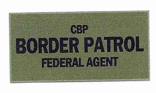 1/6 scale US CBP Border Patrol Patch lot 