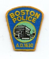 BOSTON MASSACHUSETTS  POLICE DEPARTMENT PATCH 