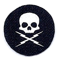 1:6 scale “Death Proof” Movie Beret Skull Patch | ONE SIXTH SCALE KING!