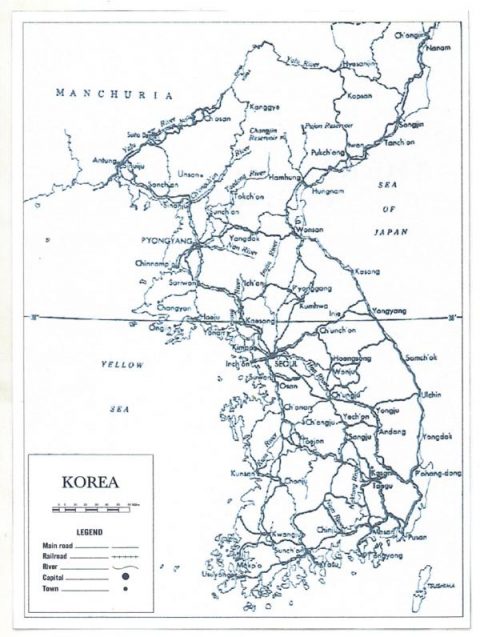 1:6 scale US Army Map of Korean Penninsula | ONE SIXTH SCALE KING!