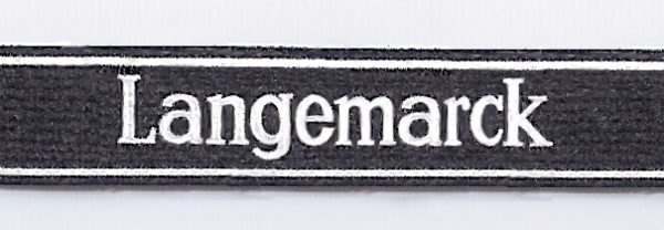 1:6 scale WWII German 27th SS Division “Langemarck” Cuff Title; v1 ...