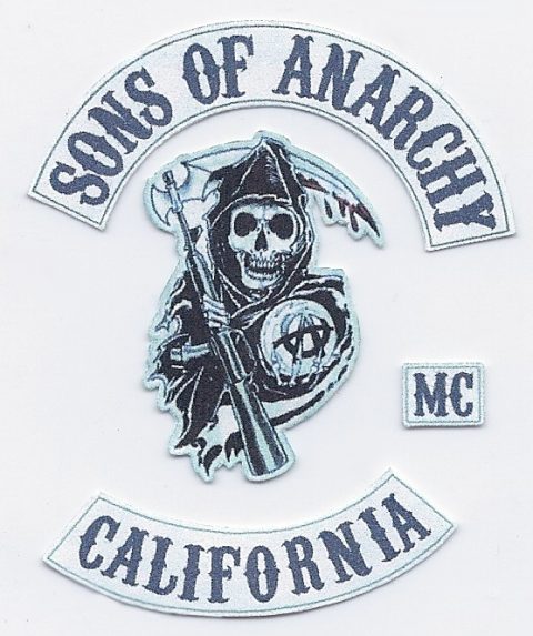 1:6 scale “Sons of Anarchy” Jacket Patch Set | ONE SIXTH SCALE KING!