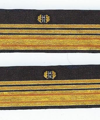 USN JAG TV Show Commander Cuff Rank Insignia